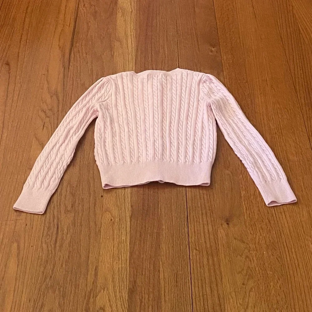 Ralph Lauren Pink Cable Knit Sweater